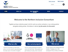 Tablet Screenshot of niconsortium.org